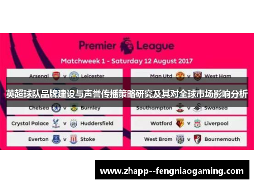 英超球队品牌建设与声誉传播策略研究及其对全球市场影响分析