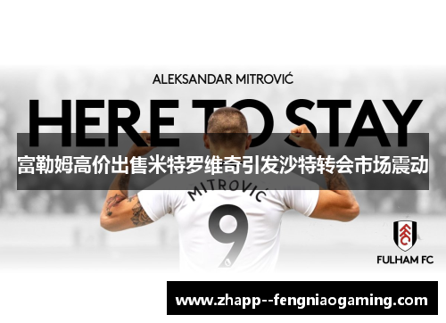 富勒姆高价出售米特罗维奇引发沙特转会市场震动 富勒姆高价出售米特罗维奇引发沙特转会市场震动